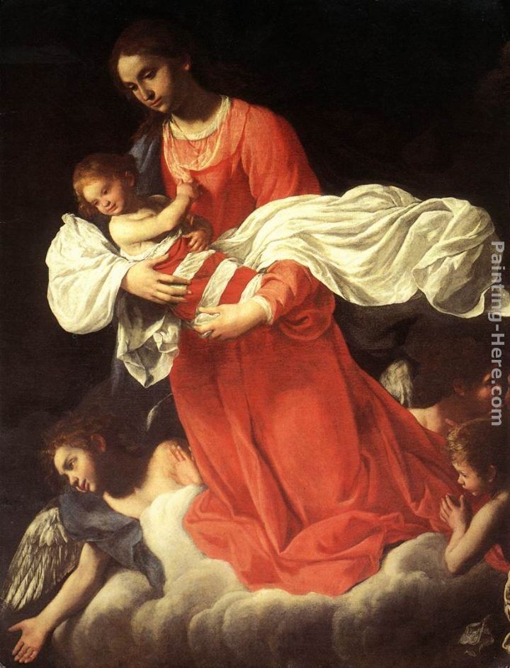 Giovanni Baglione The Virgin and the Child with Angels